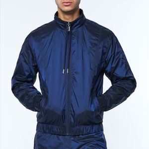 Conjunto de chándal de alta calidad con forro polar grueso, sudadera con capucha y cremallera de gran tamaño y pantalones deportivos rectos, chándales personalizados para hombre. - Product Image 1