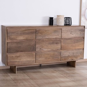 ตู้ลิ้นชัก 9 ชั้น รุ่นวันดาน่า ไอวอรี่ มาร์ค ทำจากไม้มะม่วงแท้ สไตล์เกตา แบบญี่ปุ่น - Product Image 1