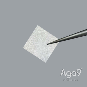 Placa de diamante cuadrada policristalina Aga9 de 5 mm x 5 mm sin pulir, grosor de 0,3 mm - Product Image 3