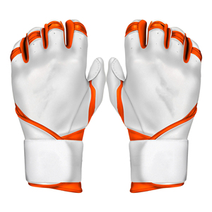 Gants de frappe en cuir Cabretta à manchette longue pour le baseball, prêts à l'emploi, antidérapants, respirants, légers, séchage rapide, fermeture auto-agrippante - Product Image 5