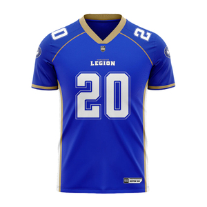 Último Diseño de Jersey de Fútbol Americano Sublimado Personalizado de Manga Corta, Venta al Por Mayor OEM, Gran Cantidad, Tallas Grandes - Product Image 3