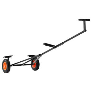 Carrello per Rimorchio Barca in Acciaio al Carbonio a Lunghezza Regolabile con Pneumatici da 15,7 Pollici, Capacità di Carico 420 libbre, Caratteristiche Antiscivolo - Product Image 5