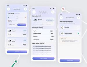 Aplicación de reserva de mudanzas y traslados para programar mudanzas, administrar reservas, rastrear transportistas y obtener cotizaciones instantáneas. - Product Image 1