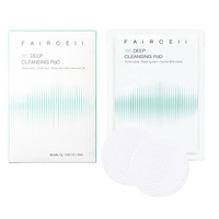 [ROUNDEARTH] Lingettes nettoyantes profondes Faircell 180 pour le démaquillage, contrôle des pores et du sébum, à la mandarine verte