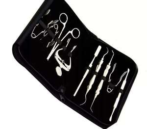 Kit de chirurgie dentaire vétérinaire Azicon de 9 pièces en acier inoxydable pour lapins et rongeurs, avec écarteurs buccaux et dilatateurs de joues - Product Image 5