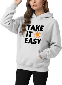 Sweat-shirt à capuche surdimensionné personnalisé avec motif astronaute, en coton et polyester, style streetwear, unisexe - Product Image 5