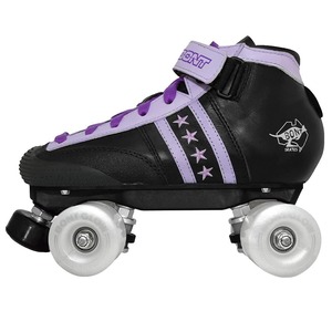 Patins à roulettes professionnels Prostar Vegan en daim lavande avec roues de patinage d'extérieur - Product Image 1