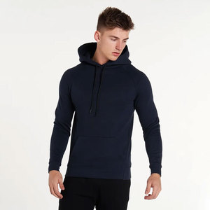 Sudadera con capucha transpirable de alta calidad, con logotipo personalizado, 100% algodón de 450 g/m², corte ajustado, estilo urbano, con cremallera, para hombre, envío directo. - Product Image 2