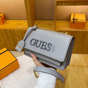 Sacs à bandoulière de luxe pour femmes 2026 de la marque Guess, sacs à main faits à la main avec fermeture éclair, motif en forme de croix, en cuir PU - Product Image 5