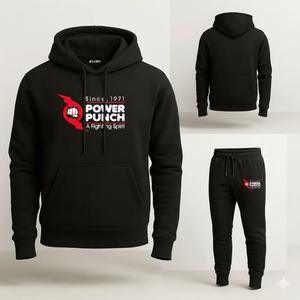 Ensemble de survêtement décontracté de haute qualité en molleton technique avec logo personnalisé, sweat à capuche zippé et pantalon de jogging évasé pour homme - Product Image 4