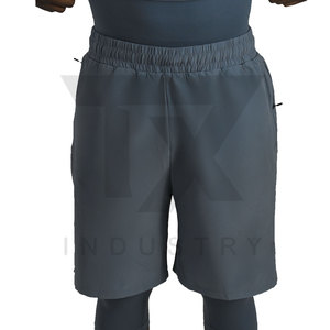 New Arrivals High Street Solid <b>Cargo</b> Awrah Shorts Men Spandex/Polyester Canvas Quick Dry Stretchable Customizable Drawstring - Product Image 5