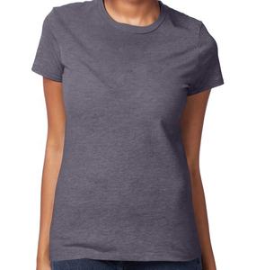 Camiseta de verano cómoda promocional buena calidad señoras jóvenes mujeres camisa ropa Casual - Product Image 4