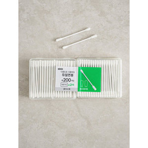 สำลีก้านแบบสองชั้นสำลีก้านแบบ100บรรจุแบบพรีเมี่ยม - Product Image 1