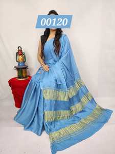 Sari Tradicional Indio de Seda Bandhani para Mujer, Teñido a Mano, Tejido Étnico Suave, para Fiestas, Bodas, Diwali y Eventos Festivos - Product Image 6