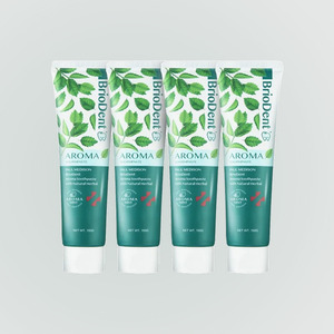 Pasta de dientes coreana K-Beauty Polmedison Briodent Aroma Mint 150g 4 piezas Hecho en Corea - Product Image 2