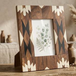 Best Selling Bone Inlay Modern Lightweight <b>Square</b> Baby Photo <b>Frame</b> Unique Handmade Gift Baby Showers Birthdays Nursery Home - Product Image 5