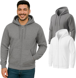 Men's Heavyweight Fleece Tracksuit <b>Set</b> Solid Black Oversized Pullover Hoodie & <b>Matching</b> <b>Jogger</b> Sweatpants - Product Image 6