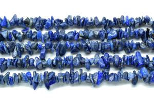 Cuentas sueltas de lapislázuli natural en forma de chips de 3-6 mm, cuentas de piedra de lapislázuli para la fabricación de joyería, precio al por mayor. - Product Image 2