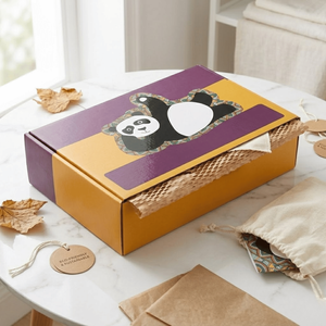 Duplex Folding Kraft Paper <b>Box</b> | Matte Laminated UV Coated Packaging with Sponge Lining for Gifts, Toys, Retail & Storage Use - Product Image 2