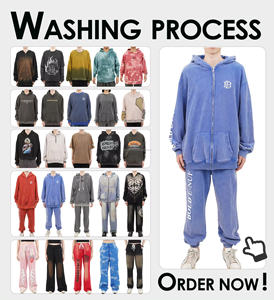 OEM 100% Cotton Boxy Heavy Weight Men's Hoodie Custom Puff Print Long Oversized Zipper Embossed Sialverse Clothing Sample - Product Image 4