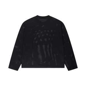 Premium Lightning Mesh Flash Jersey Oversized Streetwear Customizable Lightweight Sublimation Printed Sports Men Polyester - Product Image 2
