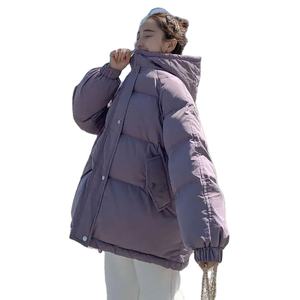 เสื้อโค้ทผู้หญิงสำหรับฤดูหนาวทรงหลวม2025แจ็กเก็ตผ้านวมกันหนาวเสื้อแจ็กเก็ตอุ่นทันสมัยสำหรับหิมะระบายอากาศได้และผ่านกระบวนการเสร็จ - Product Image 6