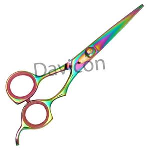 <b>Top</b> Quality Barber Scissor <b>Rainbow</b> Titanium Coated Color | Beauty Instruments - Product Image 1