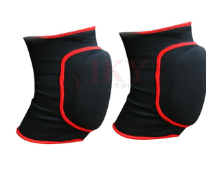 Genouillères en polyester et coton, coque rigide, respirantes, absorption des chocs, protection universelle, unisexe, fermeture à boucle, toutes saisons - Product Image 1
