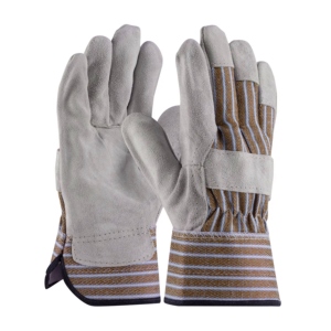 Gants de travail en cuir de vachette pleine fleur pour hommes, résistants, antistatiques, lisses pour écrans tactiles, gants de sécurité pour monteurs canadiens - Product Image 6
