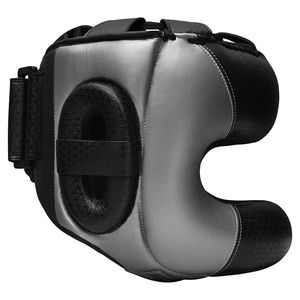 Protector Facial de Cuero para Kick Boxing, MMA, Artes Marciales, Entrenamiento, Protección Completa, Casco de Boxeo Personalizado, Venta al Por Mayor - Product Image 2