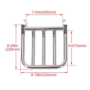 Sissy Bar Dossier Porte-Bagages Pour <span class=keywords><strong>Harley</strong></span> <span class=keywords><strong>Davidson</strong></span> Softail Dyna <span class=keywords><strong>Sportster</strong></span> XL - Product Image 2