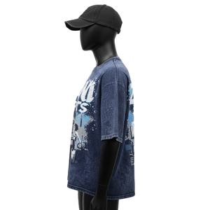 T-shirt femme délavé à l'acide en coton jersey premium, doux, respirant, vintage, avec logo personnalisé sérigraphié - Product Image 3