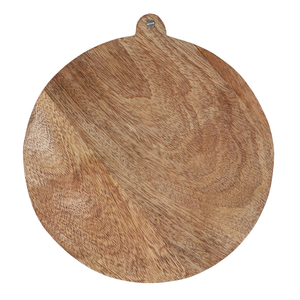 Elegant Round Wooden Masala <b>Storage</b> <b>Chest</b> with Multi Section Interior Hinged Cover and Compact Kitchen Countertop Design - Product Image 5