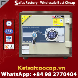 Office Safes High Quality Factory Price - Fingerprint Safe WELKO LX410 FE Brown - Product Image 2