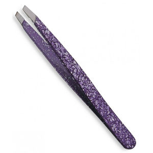 Pince à épiler professionnelle en acier inoxydable à pointe inclinée pour soins de beauté, fabrication de qualité, durable, pour l'épilation des sourcils - Product Image 4