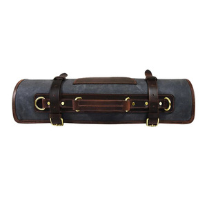 Handmade leather <b>tool</b> <b>roll</b> organizer bags bulk wholesale OEM supplier premium portable storage export for sale in low price - Product Image 4