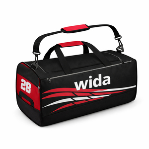 กระเป๋าเดินทางกีฬาคุณภาพสูง ยี่ห้อ Wida Sports เป็นมิตรกับสิ่งแวดล้อม สำหรับทีมกีฬา  รับสกรีนโลโก้  สำหรับอเมริกันฟุตบอล  ผลิตจากโพลีเอสเตอร์ 1680D  ความจุ 50-70 ลิตร ทนทาน - Product Image 1