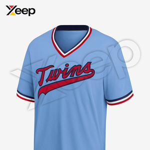 เสื้อเบสบอลผู้ชาย XEEP รุ่น XC-BBU-11 แบบสั่งทำพิเศษ พิมพ์ลายด้วยความร้อน แขนสั้น ทรงสปอร์ต ระบายอากาศได้ดี ผลิตจากโพลีเอสเตอร์ - Product Image 2