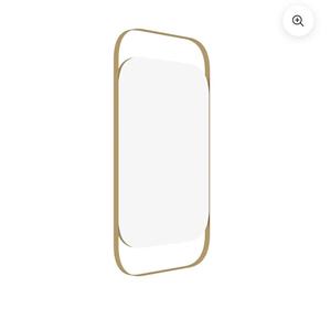 Minimalist Framed <b>Wall</b> <b>Mirror</b> Brass Material Decorative <b>Rectangle</b> Shape 6mm Thickness - Product Image 6
