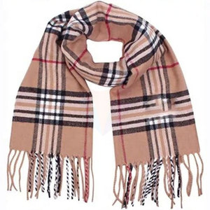 Winter Wear High Quality Men's Scarf 100% Cotton Warm Knitted Lightweight 300g Solid Pattern Customizable THREE MAN SPORTS - Product Image 1