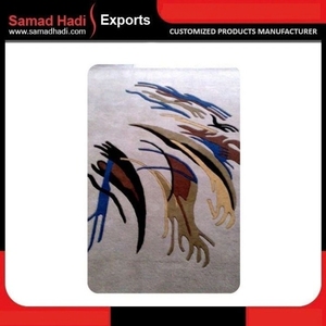 Tapis moderne en laine tufté à la main, tapis artisanal de qualité supérieure, décoration de salon design, revêtement de sol pour hôtel, fournisseur de tapis sur mesure en gros - Product Image 6