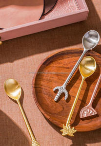 Wholesale 304 Different Handle Design Tea <b>Coffee</b> <b>Spoon</b> in Multicolor - Product Image 2