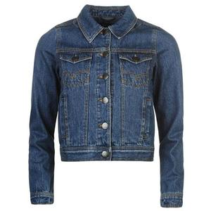 Women's Custom Casual Slim Short Acid Wash Denim Jacket 100% Cotton Eco-Friendly - Product Image 1