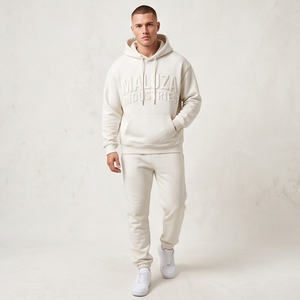 Vente en gros OEM ODM – Sweats à capuche en polyester respirant 400 GSM, imprimés et brodés, broderie au point de chaînette personnalisée, coupe ample, vierges, pour l'hiver - Product Image 5