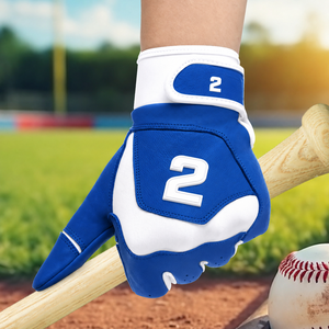Factory Made Custom Logo Left Hand <b>Baseball</b> Batting Gloves Professional Design Your Own High Quality Comfortable Lightweight Dye - Product Image 3