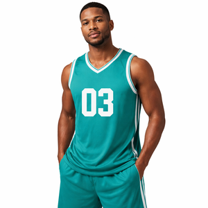 Camiseta de Baloncesto Personalizada, Bordada y Sublimada, de Secado Rápido, Transpirable, 100% Poliéster, para Clubes, Equipos, Ropa de Marca Privada - Product Image 2