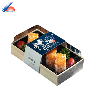 Boîte cadeau rigide de luxe pour sushis avec logo personnalisé - Product Image 1