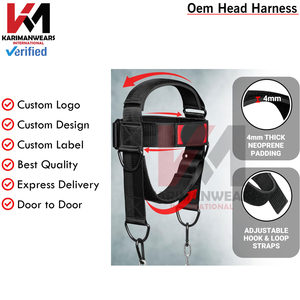 Heavy Duty Head <b>Harness</b> Men Women Gym Neck Strength Trainer Weightlifting Resistance OEM Supplier - Product Image 5