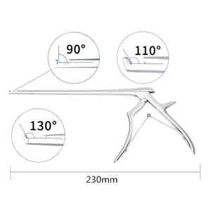 Rongeur de Kerrison y Caronia de Acero Inoxidable, Instrumento Quirúrgico Ortopédico Manual, Certificado CE Clase I - Product Image 1