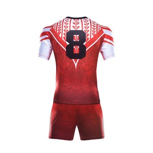 Vêtements de rugby en gros, uniformes d'équipe personnalisés, maillots de rugby haute performance durables avec sublimation, ensemble short assorti, prix d'usine - Product Image 3